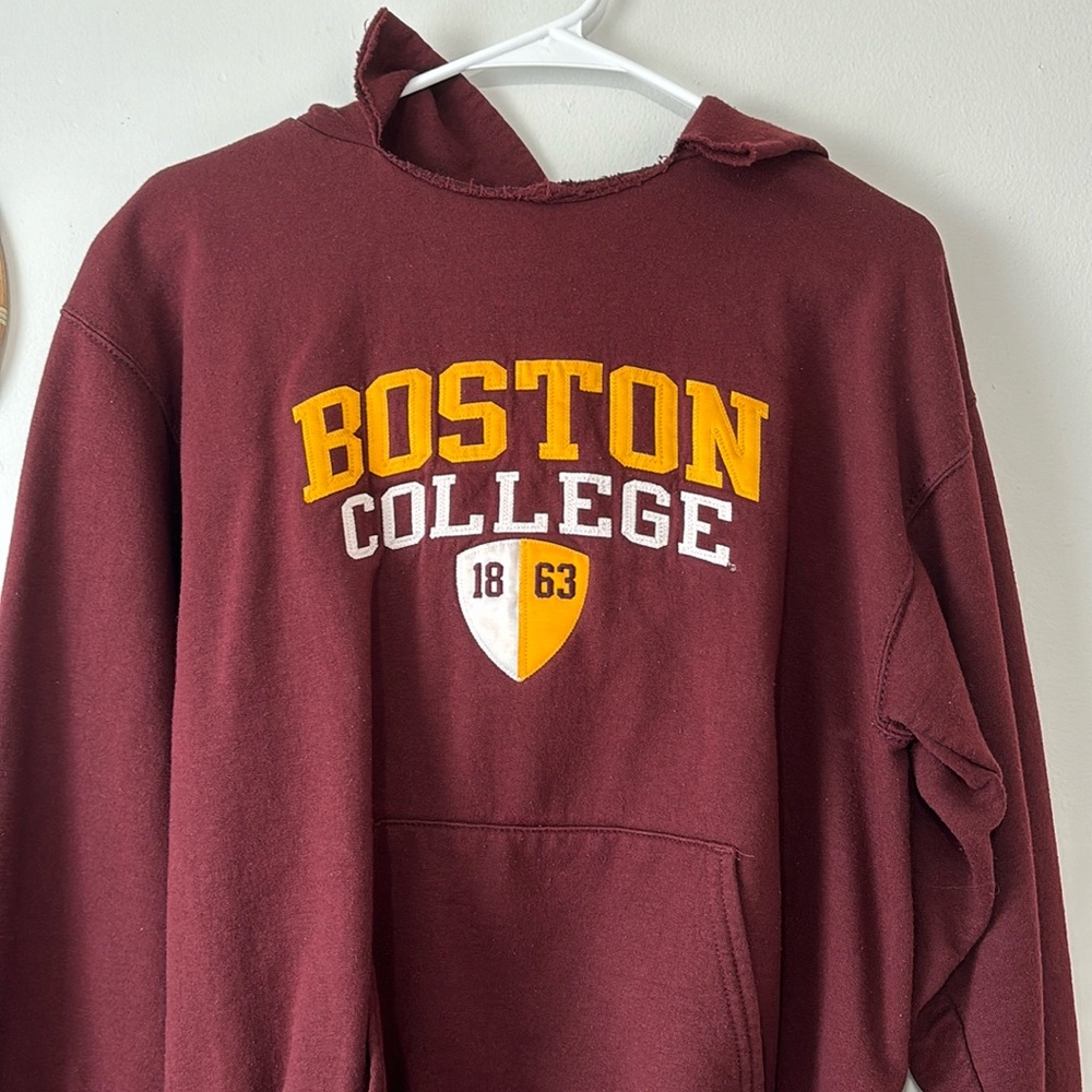 Champion Boston College cut hoodie